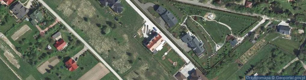 Zdjęcie satelitarne Modrzewiowa ul.