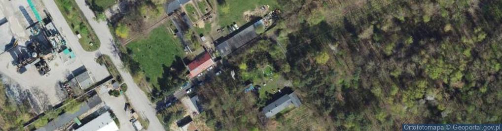 Zdjęcie satelitarne Modrzewiowa ul.