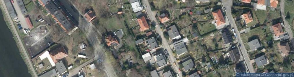 Zdjęcie satelitarne Modrzewiowa ul.