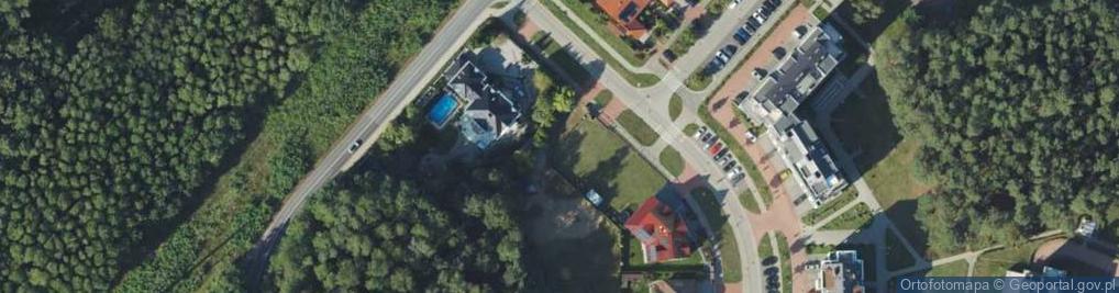 Zdjęcie satelitarne Modrzewiowa ul.