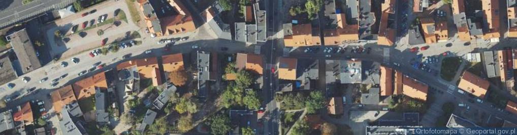 Zdjęcie satelitarne Moniuszki Stanisława ul.
