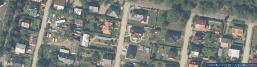 Zdjęcie satelitarne Modrzewiowa ul.