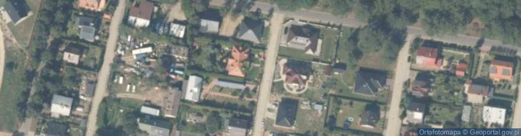 Zdjęcie satelitarne Modrzewiowa ul.