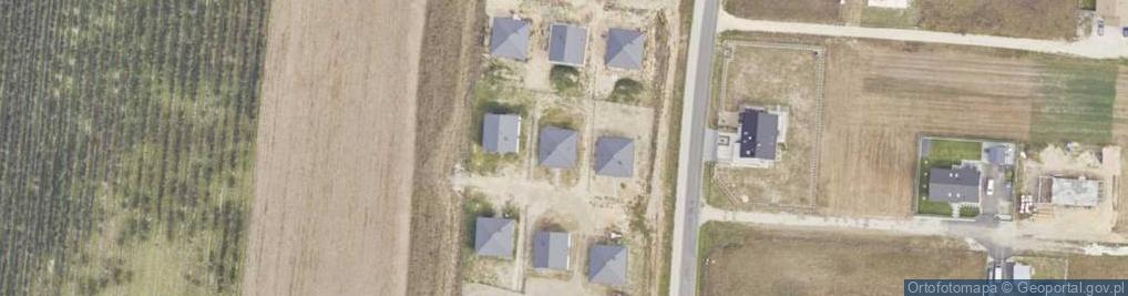 Zdjęcie satelitarne Modrzewiowa ul.