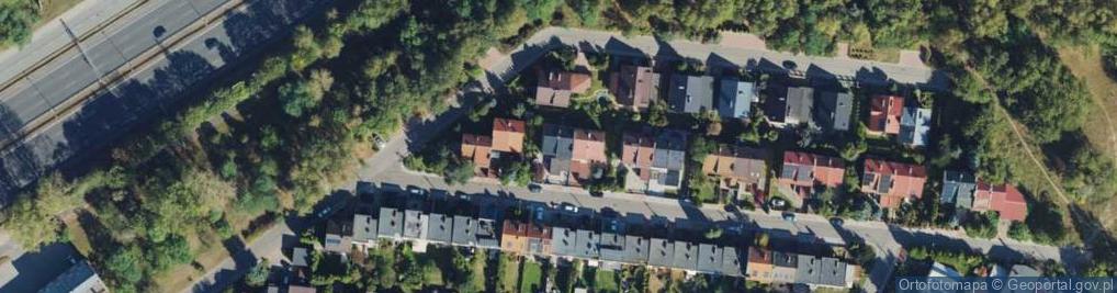 Zdjęcie satelitarne Mroźna ul.