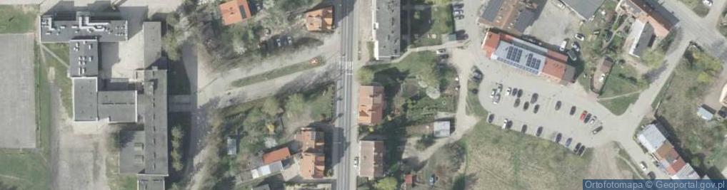 Zdjęcie satelitarne Mrongowiusza ul.