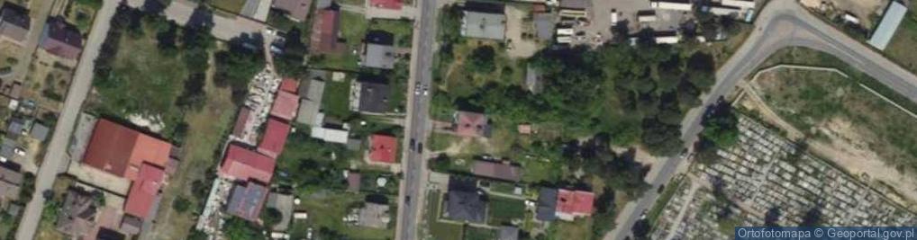 Zdjęcie satelitarne Mstowska ul.