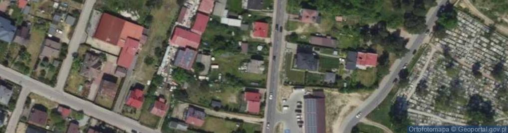 Zdjęcie satelitarne Mstowska ul.