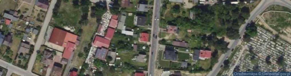 Zdjęcie satelitarne Mstowska ul.