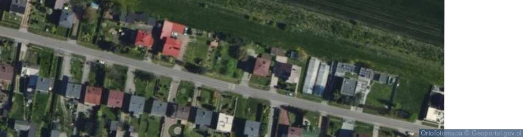 Zdjęcie satelitarne Mstowska ul.