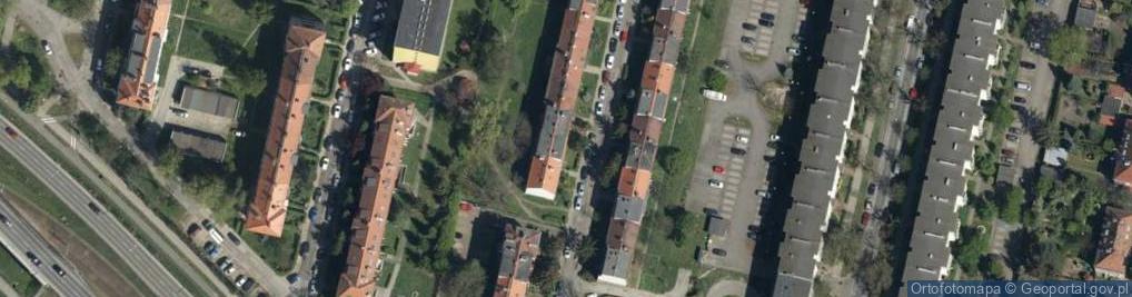 Zdjęcie satelitarne Murarska ul.