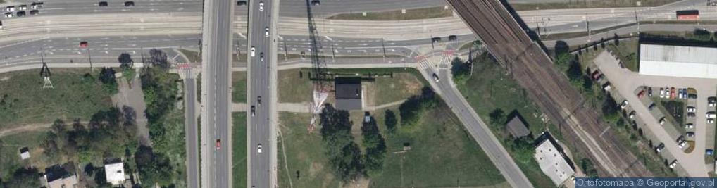 Zdjęcie satelitarne Muchoborska ul.