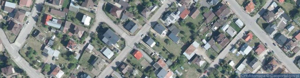 Zdjęcie satelitarne Myśliwska ul.