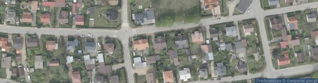 Zdjęcie satelitarne Myśliwska ul.