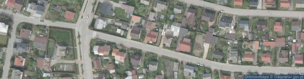 Zdjęcie satelitarne Myśliwska ul.