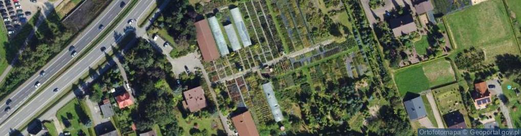 Zdjęcie satelitarne Myślenicka ul.