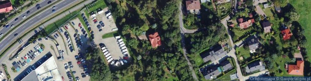 Zdjęcie satelitarne Myślenicka ul.
