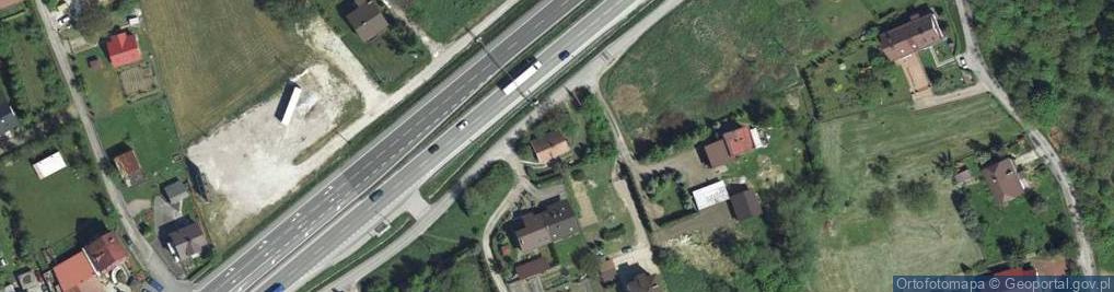 Zdjęcie satelitarne Myślenicka ul.