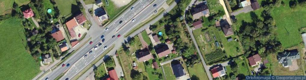 Zdjęcie satelitarne Myślenicka ul.