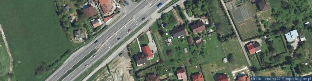 Zdjęcie satelitarne Myślenicka ul.