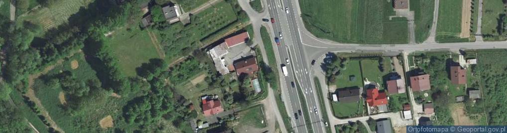 Zdjęcie satelitarne Myślenicka ul.