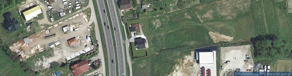 Zdjęcie satelitarne Myślenicka ul.