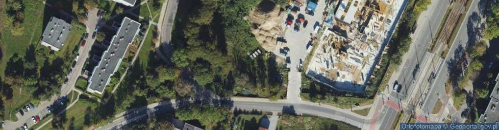 Zdjęcie satelitarne Myśliwska ul.