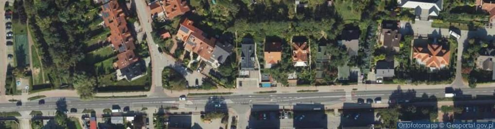 Zdjęcie satelitarne Myśliwska ul.
