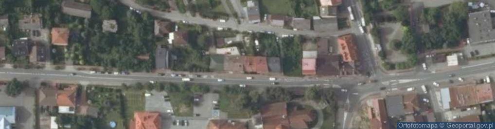 Zdjęcie satelitarne Myślenicka ul.