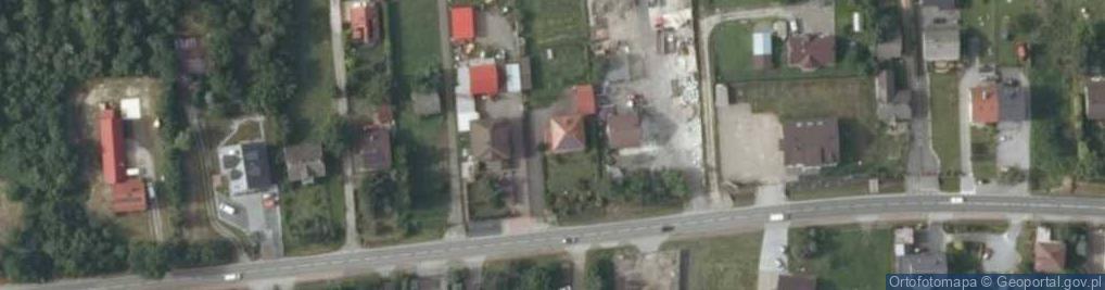 Zdjęcie satelitarne Myślenicka ul.