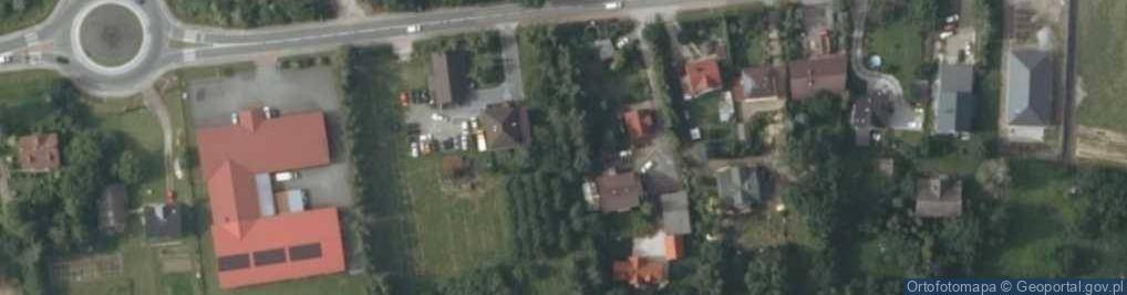 Zdjęcie satelitarne Myślenicka ul.