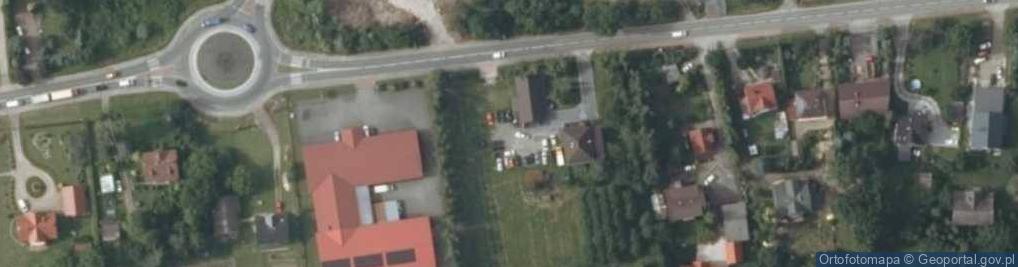 Zdjęcie satelitarne Myślenicka ul.