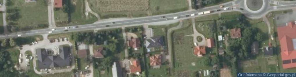 Zdjęcie satelitarne Myślenicka ul.