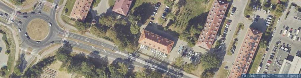 Zdjęcie satelitarne Myśliborska ul.