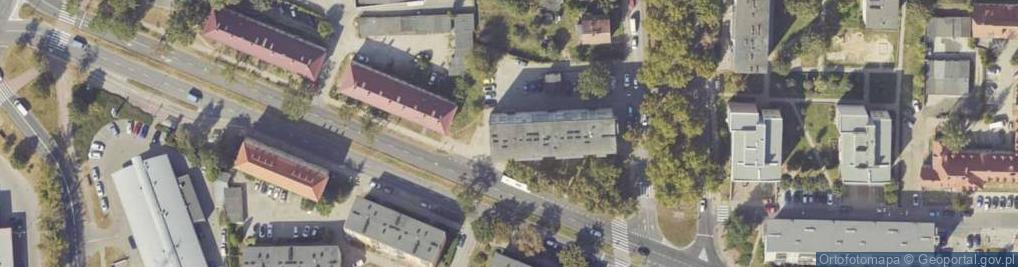 Zdjęcie satelitarne Myśliborska ul.