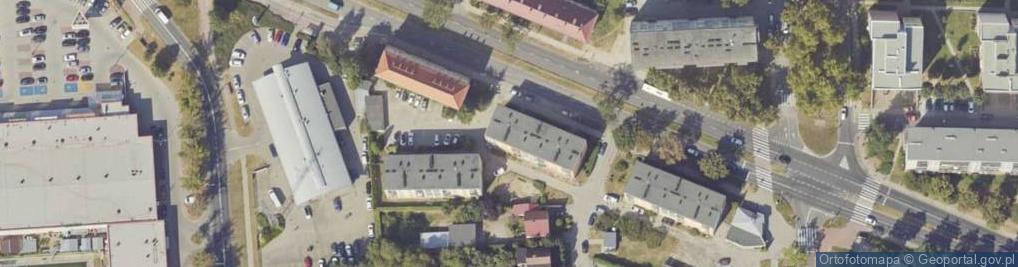 Zdjęcie satelitarne Myśliborska ul.