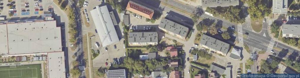 Zdjęcie satelitarne Myśliborska ul.