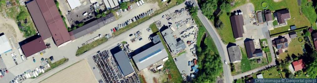 Zdjęcie satelitarne Myśliwska ul.