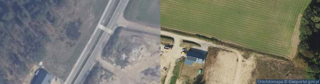 Zdjęcie satelitarne Myśliwska ul.