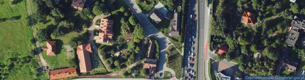 Zdjęcie satelitarne Myślenicka ul.