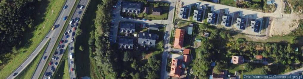 Zdjęcie satelitarne Myślenicka ul.