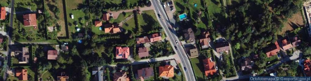 Zdjęcie satelitarne Myślenicka ul.