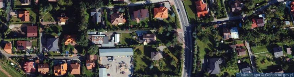 Zdjęcie satelitarne Myślenicka ul.