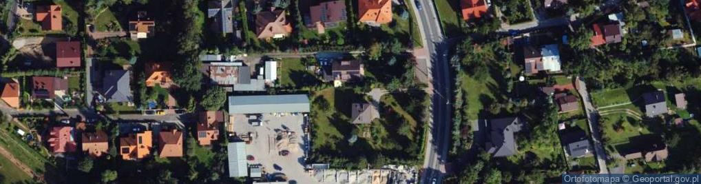 Zdjęcie satelitarne Myślenicka ul.