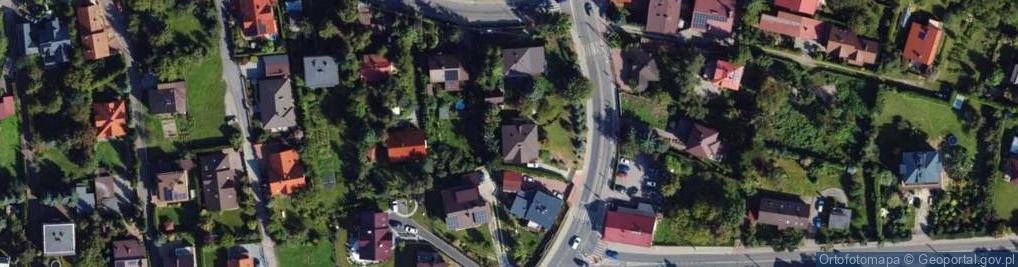 Zdjęcie satelitarne Myślenicka ul.