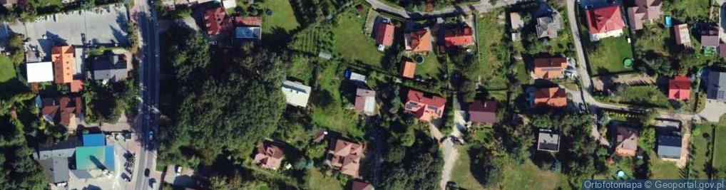 Zdjęcie satelitarne Myślenicka ul.