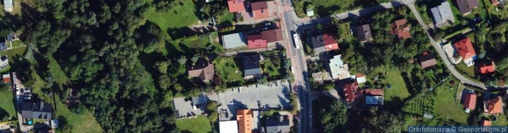 Zdjęcie satelitarne Myślenicka ul.