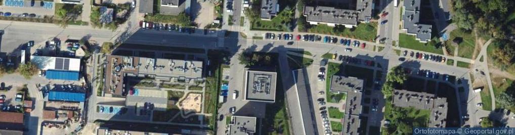 Zdjęcie satelitarne Myśliwska ul.