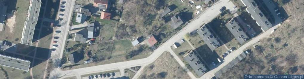Zdjęcie satelitarne Myśliwska ul.