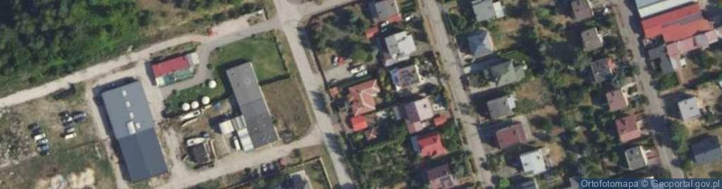 Zdjęcie satelitarne Myśliwska ul.